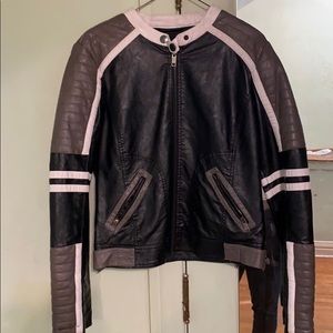 Leather , jacket